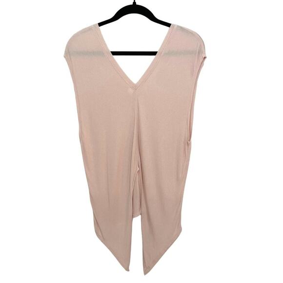 Athleta Nayarit Tee Shellfish Pink Size Large – Lightweight Performance Top 692E - Picture 2 of 6